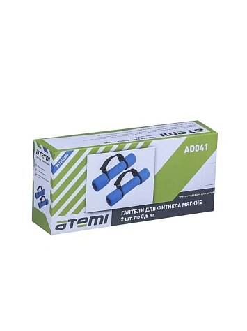 Atemi Гантели неопреновые, 0,5 кг, 2 шт