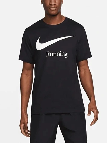 Nike Футболка мужская M NK DF RUN HBR FS