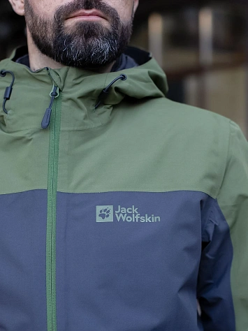 Jack Wolfskin Куртка утеплённая мужская 3 в 1 GLAABACH 3IN1 JKT M