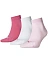 Puma Носки UNISEX QUARTER PLAIN 3P (3 пары) [розовый-матовый]