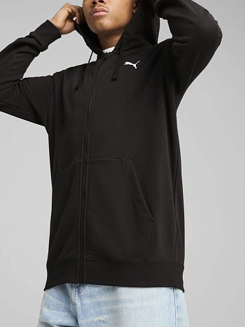 Puma Джемпер мужской ESS SMALL PUMA LOGO FULL-ZIP HOODIE TR