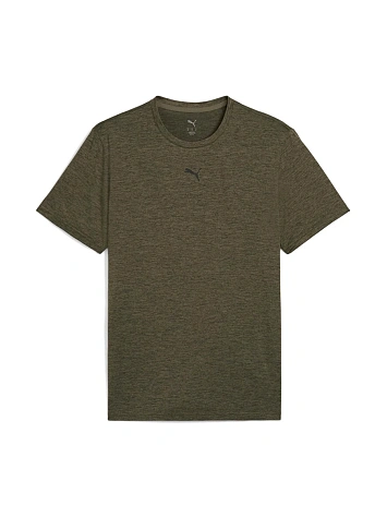 Puma Футболка мужская TAD ESSENTIALS HEATHER LEFT CHEST LOGO TEE