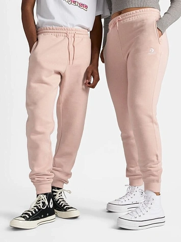 Converse Брюки CONVERSE GO-TO EMBROIDERED STAR CHEVRON BRUSHED BACK FLEECE SWEATPANT