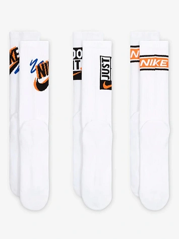 Nike Носки EVERYDAY PLUS CREW 3PR (3 пары)