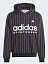 Adidas Джемпер мужской PINSTRIPE FLEECE HOODIE [чёрный]
