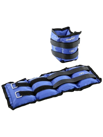 STARFIT Утяжелители (нейлон) 1,5 кг. (2 шт.)