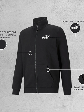 Puma Джемпер мужской ESS TRACK JACKET FL