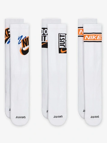 Nike Носки EVERYDAY PLUS CREW 3PR (3 пары)