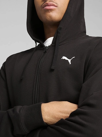 Puma Джемпер мужской ESS SMALL PUMA LOGO FULL-ZIP HOODIE TR