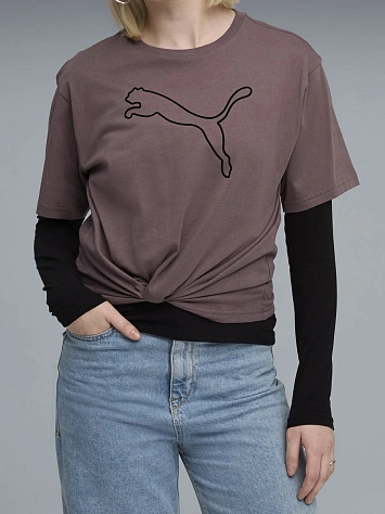 Puma Футболка женская HER RELAXED GRAPHIC TEE
