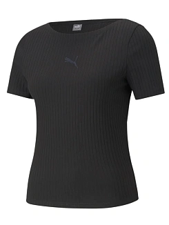 Puma Футболка женская HER RIBBED SLIM TEE