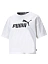 Puma Футболка женская ESS CROPPED LOGO [белый]