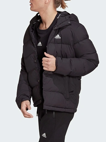 Adidas Куртка-пуховик мужская HELIONIC HOODED DOWN JACKET