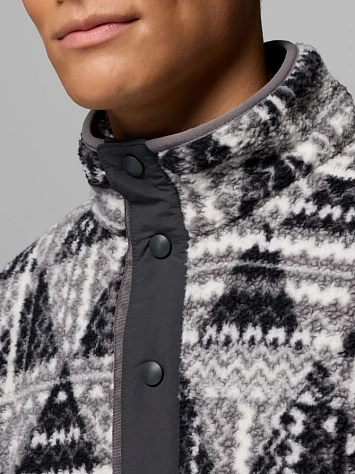 Columbia Джемпер мужской HELVETIA II PRINTED HALF SNAP FLEECE PULLOVER