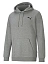Puma Джемпер мужской ESS SMALL LOGO HOODIE FL [серый]