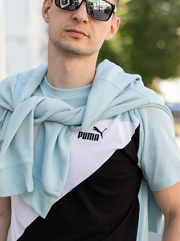 Puma Футболка мужская POWER COLORBLOCK TEE