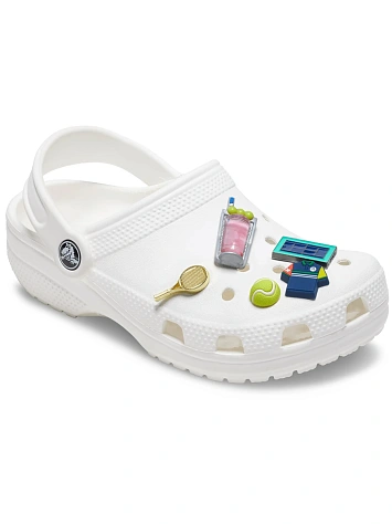 Crocs Набор джиббитс DAY AT THE TENNIS COURT (5шт.)