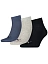 Puma Носки UNISEX QUARTER PLAIN (3 пары) [чёрный]