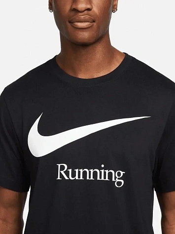 Nike Футболка мужская M NK DF RUN HBR FS