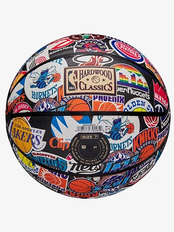 Wilson Мяч баскетбольный NBA ALL TEAM RETRO BSKT