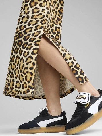 Puma Платье женское LEO LUXE SLIM AOP DRESS