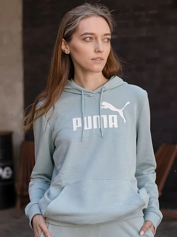 Puma Джемпер женский ESS LOGO HOODIE TR (S)