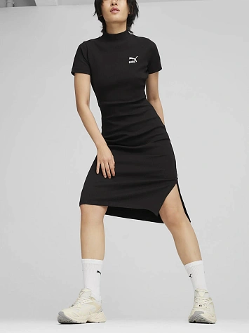 Puma Платье женское CLASSICS RIBBED DRESS