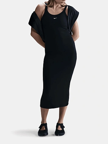 Nike Платье женское NK CHLL KNT MRIB TNK DRS