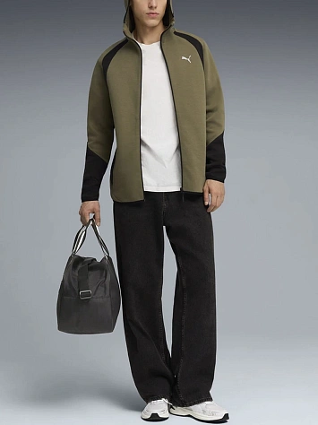 Puma Джемпер мужской EVOSTRIPE FZ HOODIE DK
