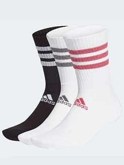 Adidas Носки GLAM 3-STREIFEN CUSHIONED SPORT CREW 3 пары