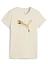 Puma Футболка женская ESS METALLIC PUMA LOGO TEE [бежевый]
