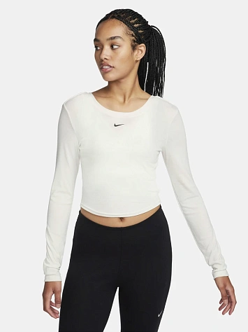 Nike Футболка с длинным рукавом NSW CHILL KNIT MRIB LS TOP