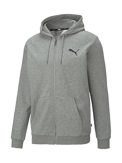 Puma Джемпер мужской ESS SMALL LOGO FZ HOODIE TR