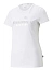 Puma Футболка женская ESS+ METALLIC LOGO TEE [белый]