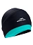 25DEGREES Шапочка для плавания полиамидовая для длинных волос DUPLO [чёрный]