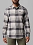 Columbia Рубашка мужская CORNELL WOODS™ FLANNEL LONG SLEEVE SHIRT [серый]