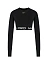 Nike Топ с длинным рукавом женский PRO DF 365 CROP LS [чёрный]
