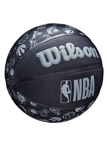Wilson Мяч баскетбольный NBA ALL TEAM BSKT BL SZ7 COMPOSITE LEATHER