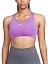 Nike Топ женский NK DF SWSH 1PP BRA [фиолетовый]