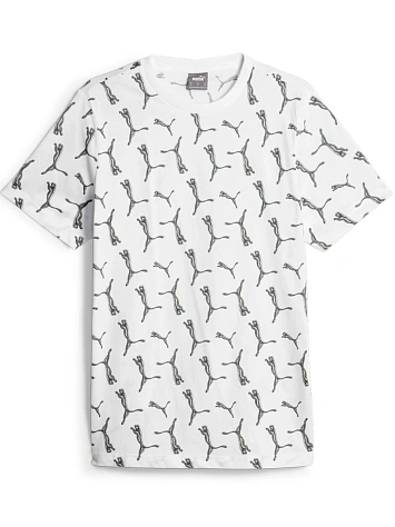 Puma Футболка мужская ESS+ LOGO LAB HOLIDAY AOP