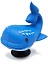 Crocs Джиббитс 3D WHALE [голубой]