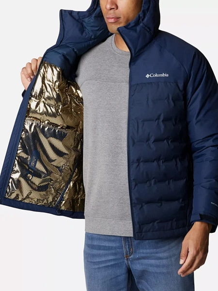 Columbia Куртка-пуховик мужская GRAND TREK™ II DOWN HOODED JACKET