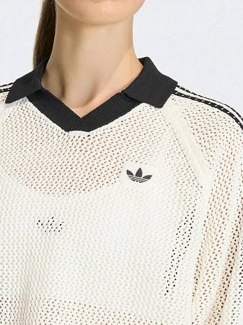Adidas Поло женское CROCHET POLO