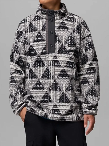 Columbia Джемпер мужской HELVETIA II PRINTED HALF SNAP FLEECE PULLOVER
