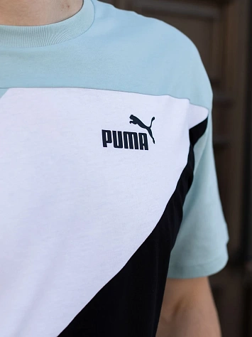 Puma Футболка мужская POWER COLORBLOCK TEE