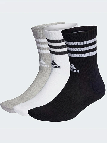 Adidas Носки 3-STRIPES CUSHIONED CREW (3 пары)