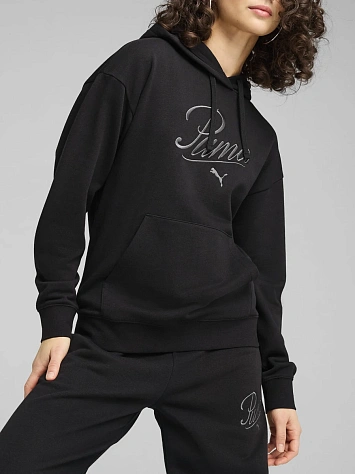 Puma Джемпер женский ESS SCRIPT COMFORT HOODIE TR