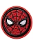 Crocs Джиббитс SPIDERMAN CARTOON FACE [красный]