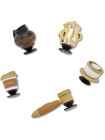 Crocs Набор джиббитс 3D COFFEE SET (5шт.)