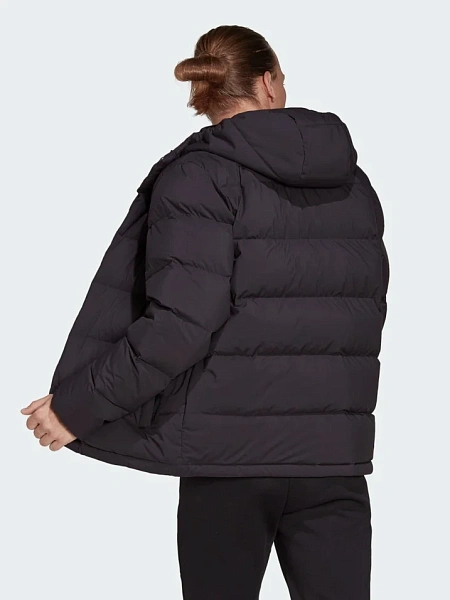 Adidas Куртка-пуховик мужская HELIONIC HOODED DOWN JACKET